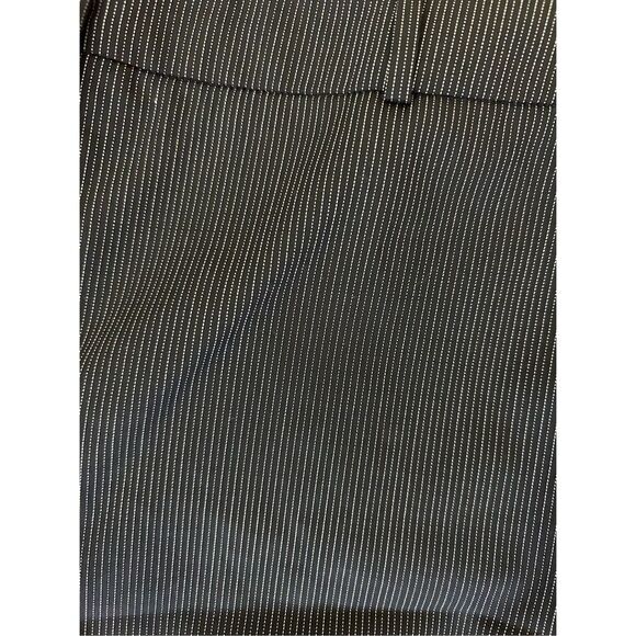 Hugo Boss Virgin Wool Black White Stripe Straight Leg Pants, Size 8, MSRP $278 - Picture 2 of 8